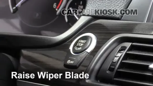 2014 BMW 535d xDrive 3.0L 6 Cyl. Turbo Diesel Escobillas de limpiaparabrisas delantero Cambiar escobillas de limpiaparabrisas